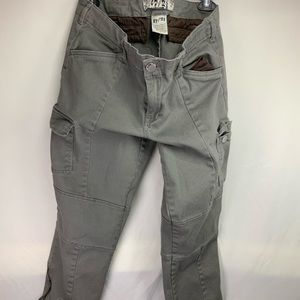 17/21 exclusive denim khakis ankle crop